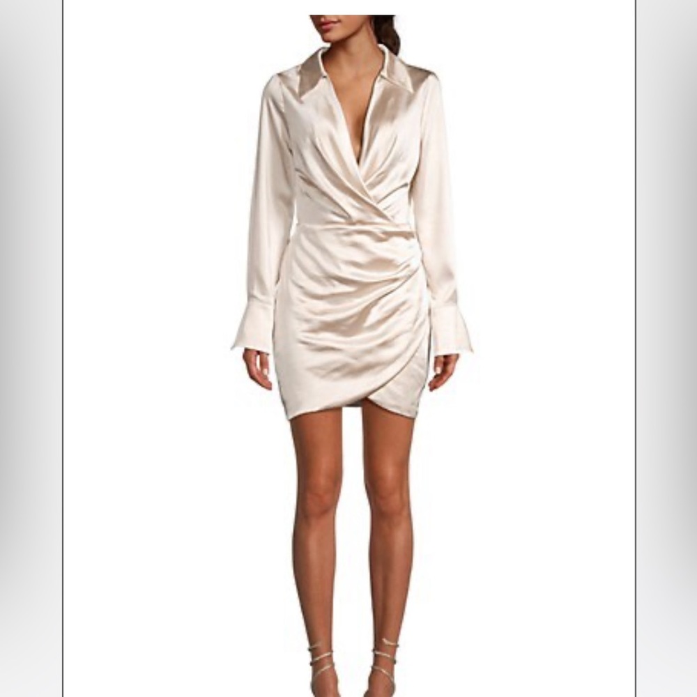Bella Satin Minidress  from Line&Dot (Saks Fifth Avenue)- BRAND NEW - Picture 2 of 8